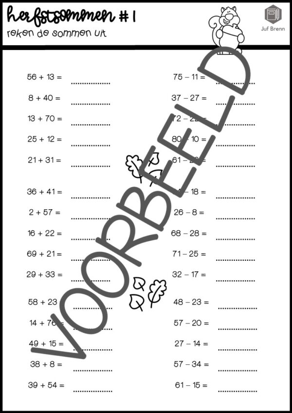 WERKBOEKJE HERFST GROEP 5 - Afbeelding 5