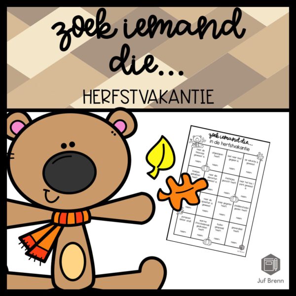 ZOEK IEMAND DIE... HERFSTVAKANTIE
