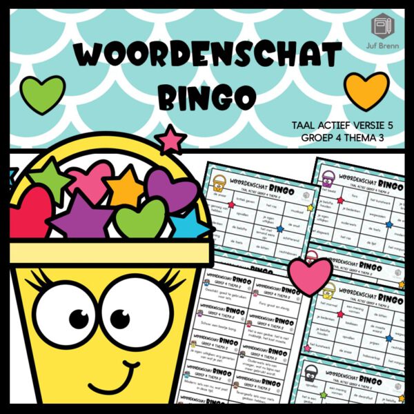 TAAL ACTIEF VERSIE 5 WOORDENSCHATBINGO GROEP 4 THEMA 3