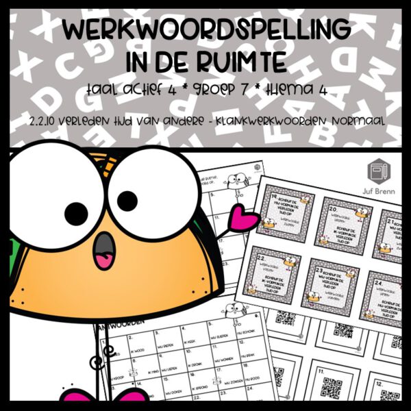 WERKWOORDSPELLING IN DE RUIMTE TAAL ACTIEF 4 GROEP 7 THEMA 4 VERLEDEN TIJD ANDERE KLANKWERKWOORDEN