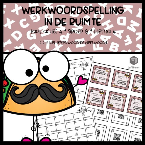 WERKWOORDSPELLING IN DE RUIMTE TA4 GROEP 8 THEMA 4 2.2.12 TEGENWOORDIG DEELWOORD
