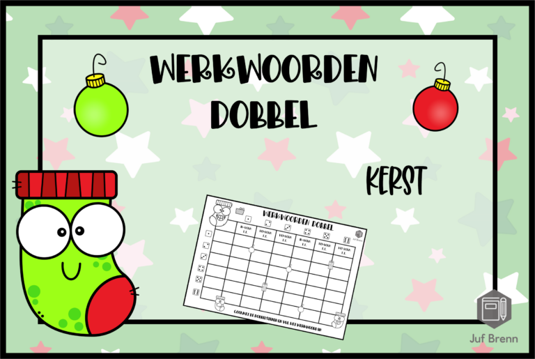 WERKWOORDENDOBBEL KERST
