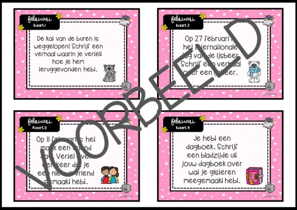 WRITING STARS FEBRUARI - Afbeelding 2