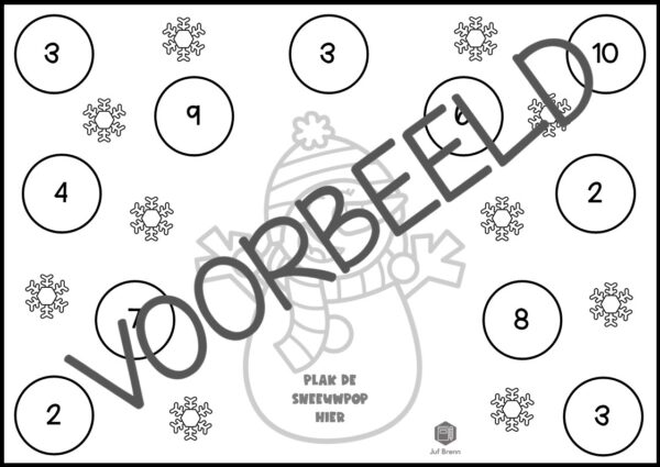 SNEEUWPRET: OPTELLEN & AFTREKKEN TOT 10 - Afbeelding 3