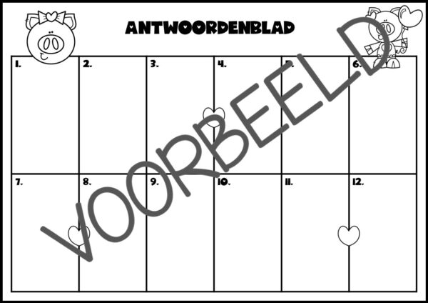 REKENPUZZELS VALENTIJN: REKENEN TOT 100 - Afbeelding 3