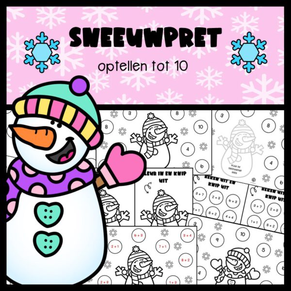 SNEEUWPRET: OPTELLEN TOT 10