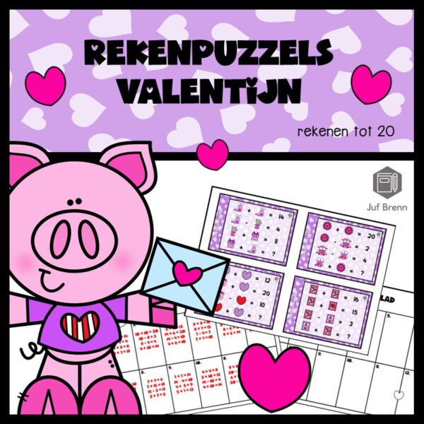 REKENPUZZELS VALENTIJN: REKENEN TOT 20