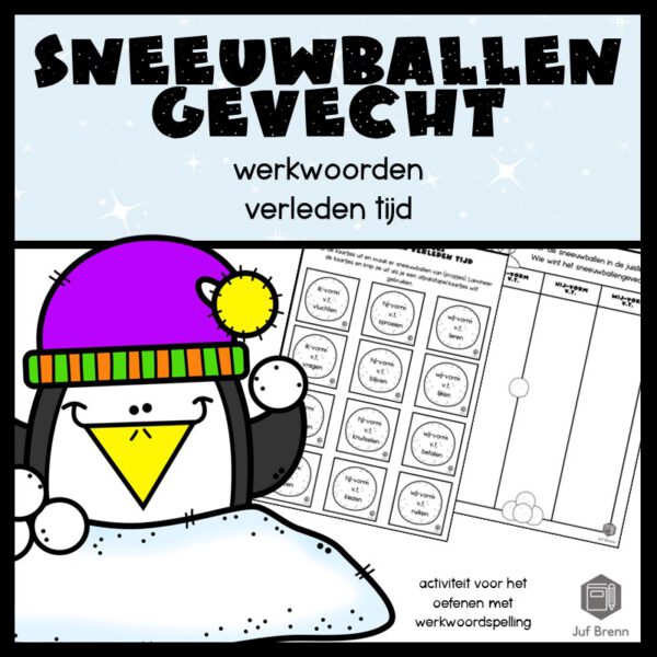 SNEEUWBALLENGEVECHT: WERKWOORDEN VERLEDEN TIJD
