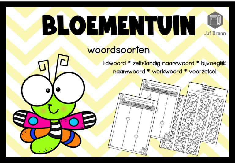 DE BLOEMENTUIN: WOORDSOORTEN