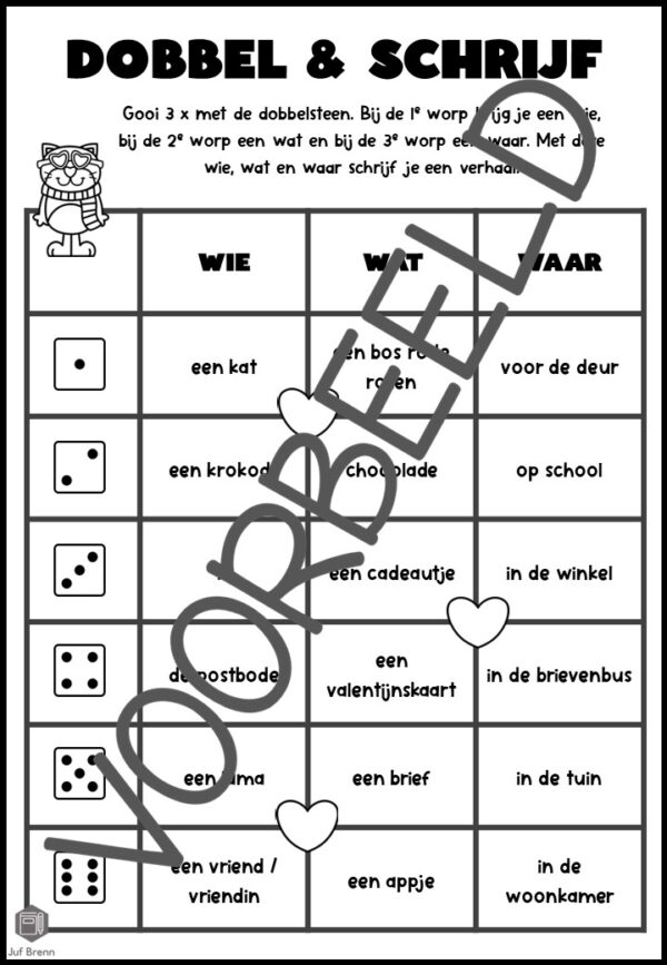 DOBBEL & SCHRIJF VALENTIJN - Afbeelding 2