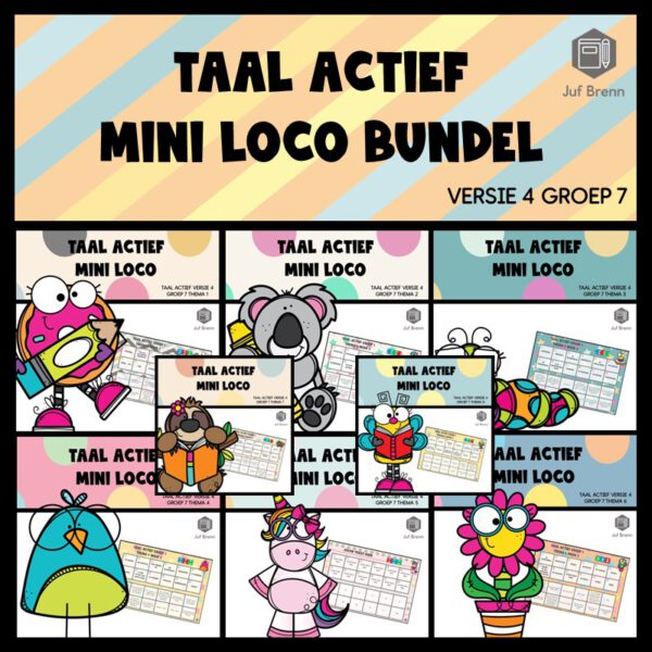 TAAL ACTIEF WOORDENSCHAT BUNDEL MINI LOCO GROEP 7