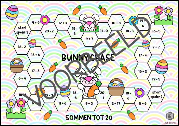 BUNNY CHASE: SOMMEN TOT 20 - Afbeelding 2