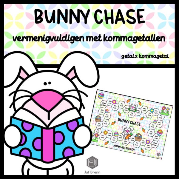 BUNNY CHASE KOMMAGETALLEN: VERMENIGVULDIGEN GETAL X KOMMAGETAL