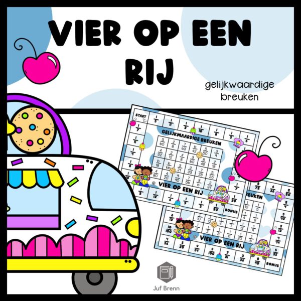 VIER OP EEN RIJ: GELIJKWAARDIGE BREUKEN