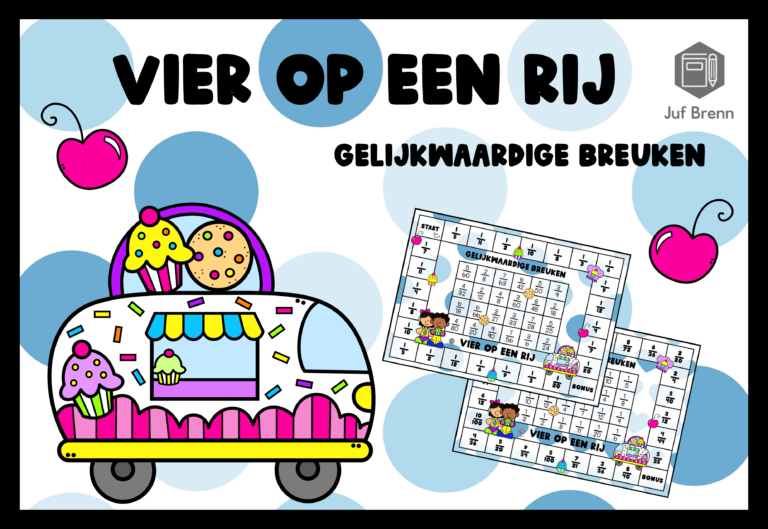 VIER OP EEN RIJ: GELIJKWAARDIGE BREUKEN