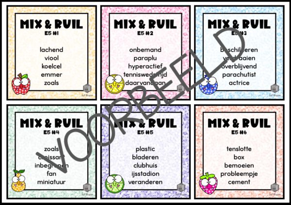 MIX & RUIL: WOORDLEZEN E5 - Afbeelding 2