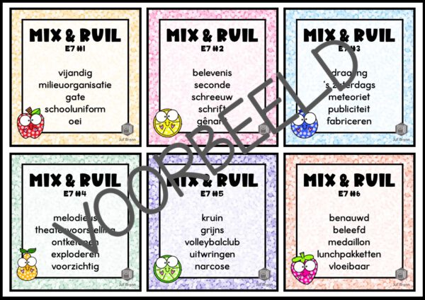 MIX & RUIL: WOORDLEZEN E7 - Afbeelding 2