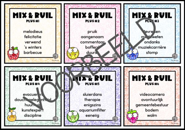 MIX & RUIL: WOORDLEZEN PLUS - Afbeelding 2