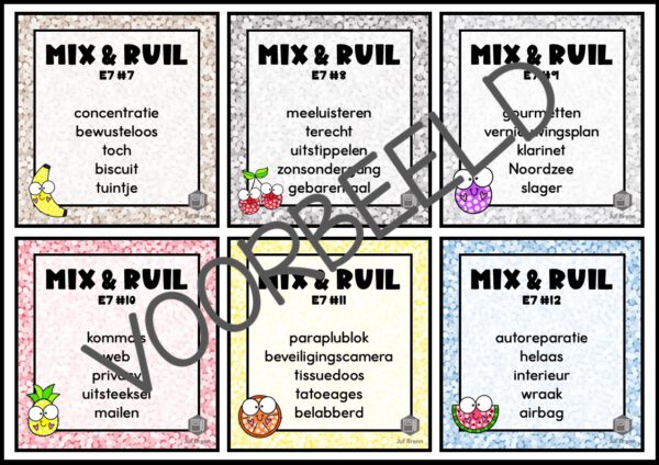 MIX & RUIL: WOORDLEZEN E7 - Afbeelding 3