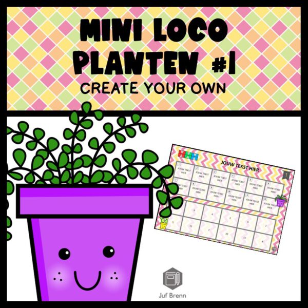 MINI LOCO CREATE YOUR OWN PLANTEN #1