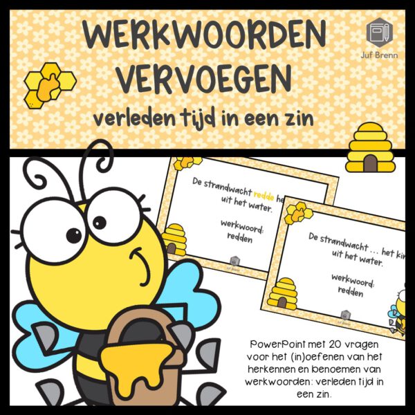 POWERPOINT: WERKWOORDEN VERVOEGEN WERKWOORDEN VERLEDEN TIJD ZIN