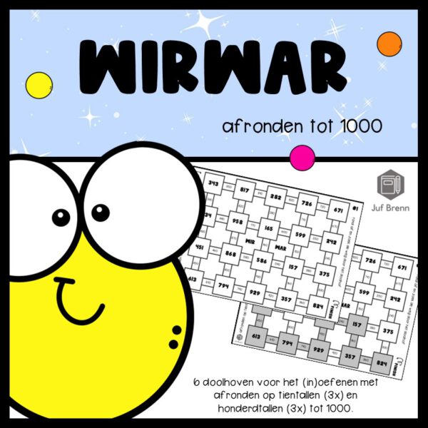 WIRWAR AFRONDEN TOT 1000