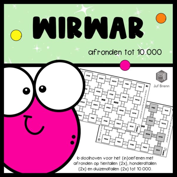 WIRWAR AFRONDEN TOT 10.000