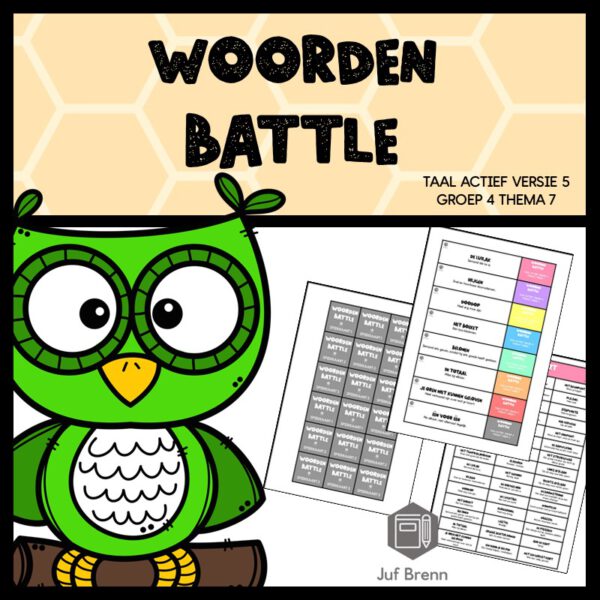 TAAL ACTIEF VERSIE 5 WOORDEN BATTLE GROEP 4 THEMA 7