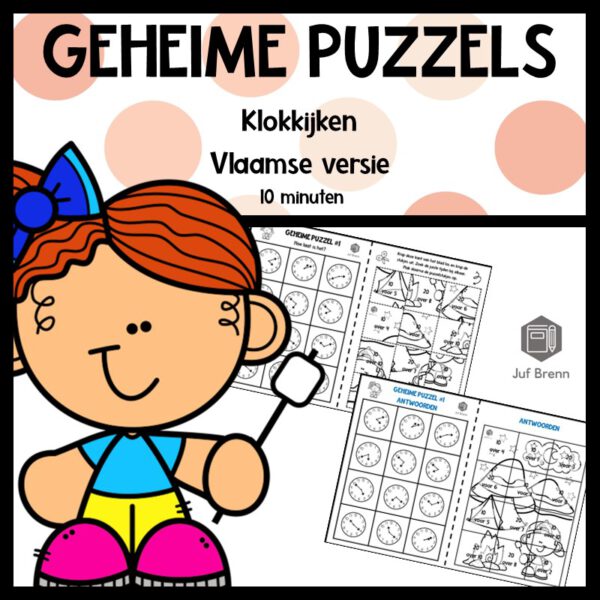 GEHEIME PUZZELS KLOKKIJKEN 10 MINUTEN VLAAMSE VERSIE