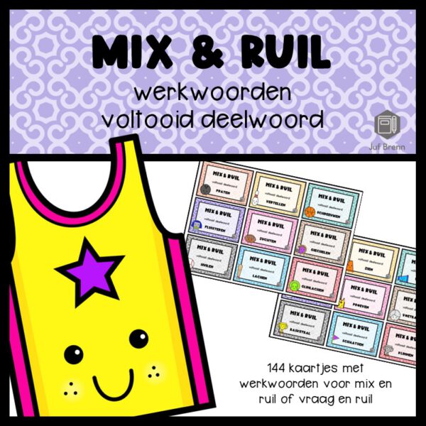 MIX & RUIL: WERKWOORDEN VOLTOOID DEELWOORD