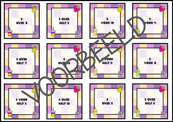 KLOKKENBINGO: 5 MINUTEN DIGITAAL - Afbeelding 3