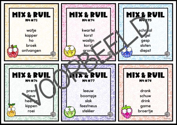 MIX & RUIL: WOORDLEZEN M4 - Afbeelding 3
