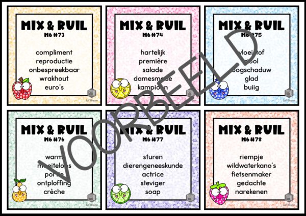 MIX & RUIL: WOORDLEZEN M6 - Afbeelding 3