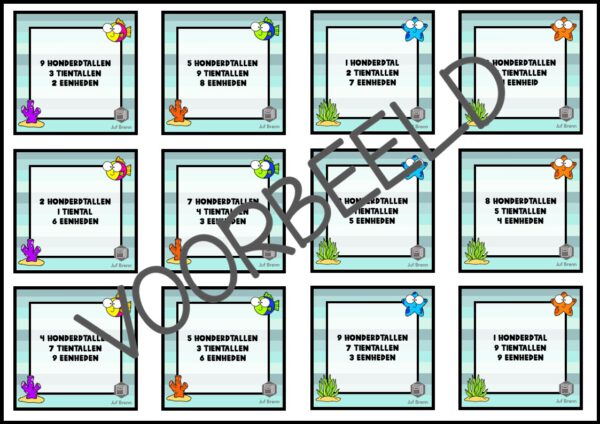 GETALLEN BINGO: GETALLEN TOT 1000 - Afbeelding 3