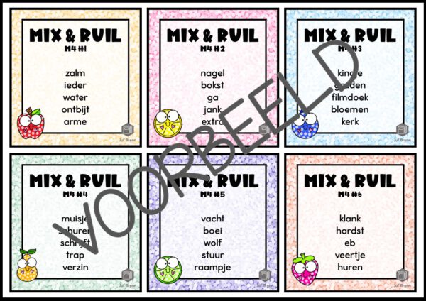 MIX & RUIL: WOORDLEZEN M4 - Afbeelding 2