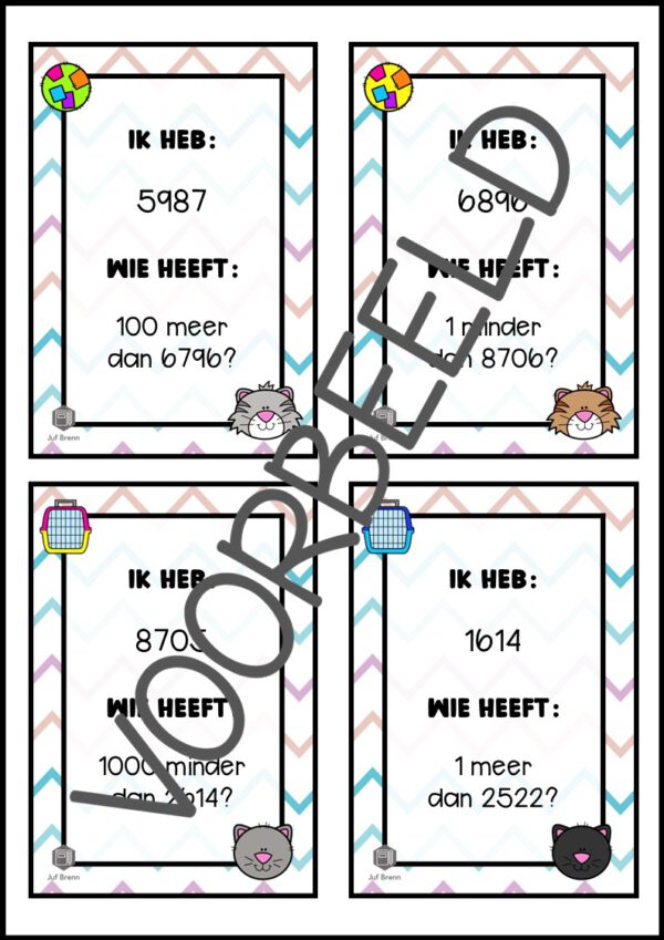 IK HEB WIE HEEFT... GETALLEN TOT 10.000 MEER EN MINDER - Afbeelding 2