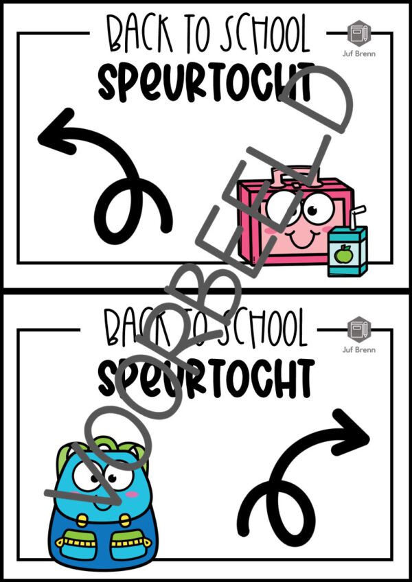 BACK TO SCHOOL SPEURTOCHT - Afbeelding 4