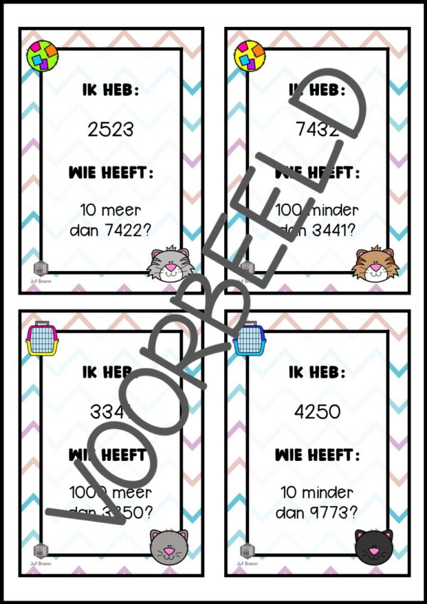 IK HEB WIE HEEFT... GETALLEN TOT 10.000 MEER EN MINDER - Afbeelding 3