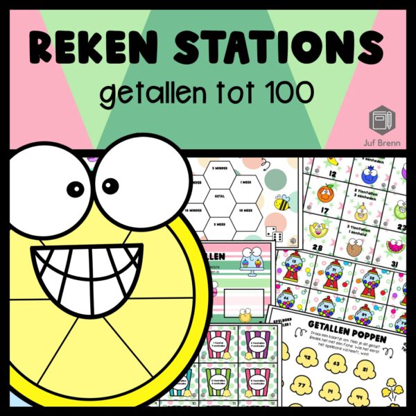 REKEN STATIONS GETALLEN TOT 100
