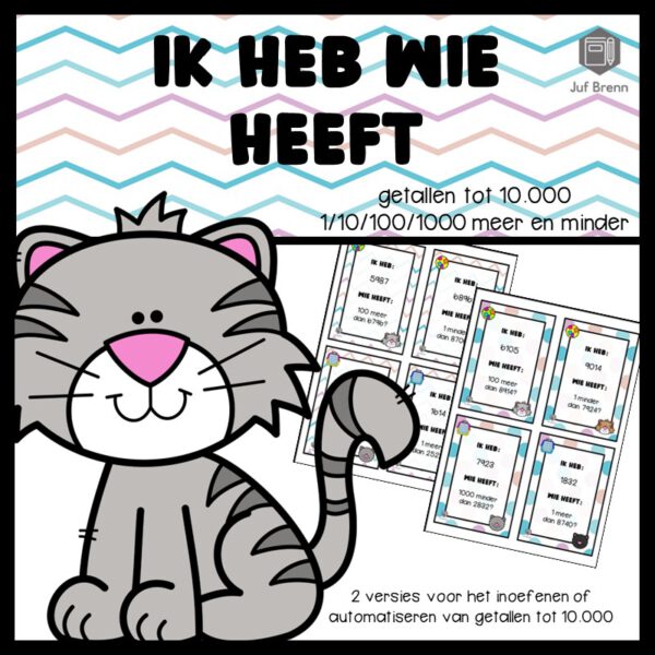 IK HEB WIE HEEFT... GETALLEN TOT 10.000 MEER EN MINDER