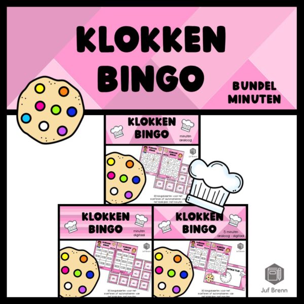KLOKKENBINGO: BUNDEL MINUTEN