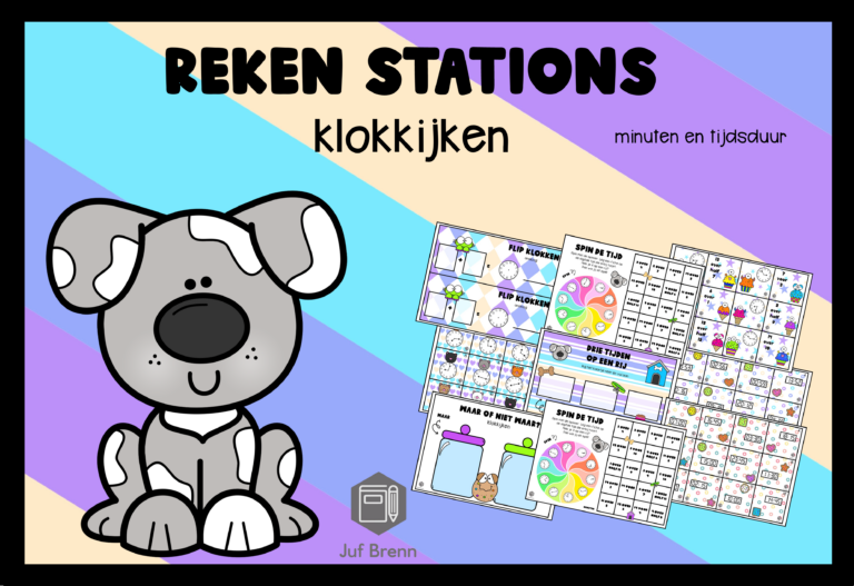 REKENSTATIONS: KLOKKIJKEN MINUTEN