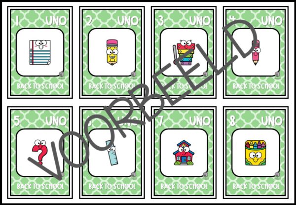 UNO BACK TO SCHOOL - Afbeelding 4