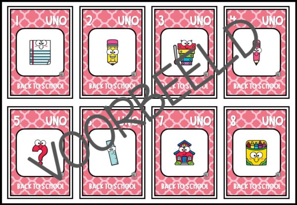 UNO BACK TO SCHOOL - Afbeelding 2