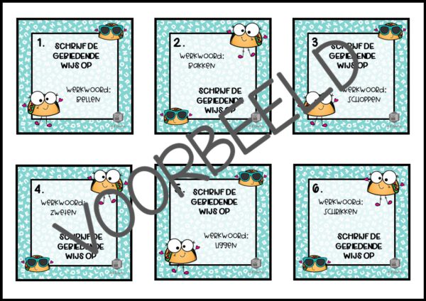 WERKWOORDSPELLING IN DE RUIMTE TAAL ACTIEF 4 GROEP 7 THEMA 8 GEBIEDENDE WIJS WERKWOORDEN NORMAAL - Afbeelding 2