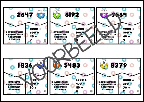 GETALLEN PUZZELS TOT 10.000 - Afbeelding 2