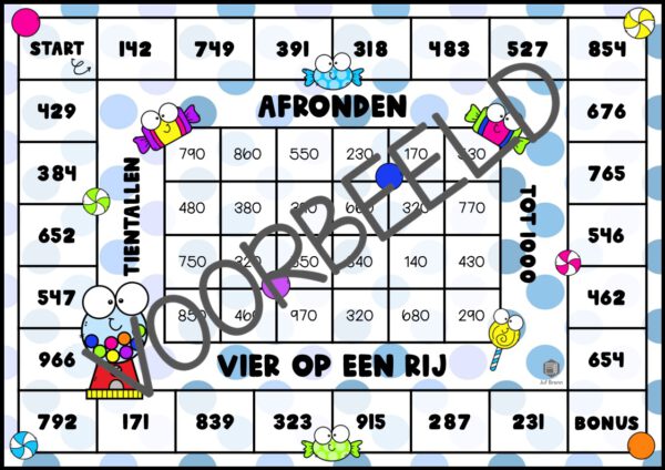 VIER OP EEN RIJ: AFRONDEN TOT 1000 - Afbeelding 2