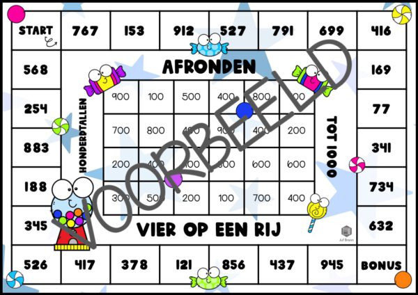 VIER OP EEN RIJ: AFRONDEN TOT 1000 - Afbeelding 3