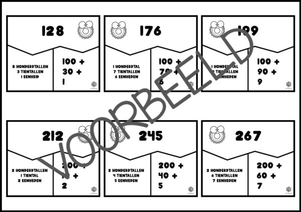 GETALLEN PUZZELS TOT 1000 - Afbeelding 3