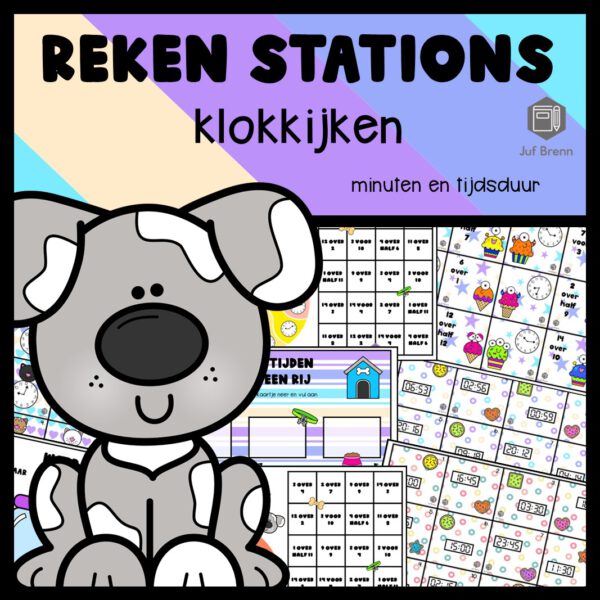 REKENSTATIONS KLOKKIJKEN MINUTEN